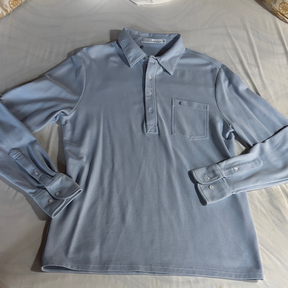 Criquet Sky Blue Button Down Shirt